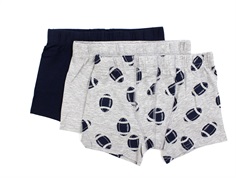 Name It grey melange mix boxershorts rugby (3-pack)